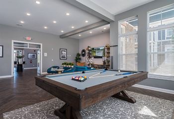 Clubhouse with billiards